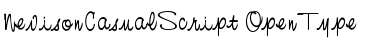 Download Nevison CasualScript Font Title Preview