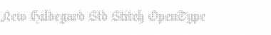 Download New Hildegard Std Stitch Font