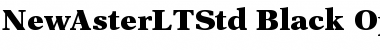 Download New Aster LT Std Black Font Title Preview