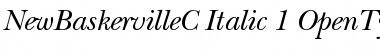 Download NewBaskervilleC Italic Font