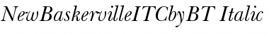 Download ITC New Baskerville Italic Font Title Preview