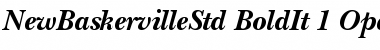 Download ITC New Baskerville Std Bold Italic Font Title Preview