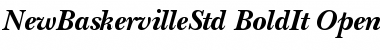 Download ITC New Baskerville Std Bold Italic Font Title Preview