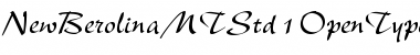 Download New Berolina MT Std Regular Font Title Preview