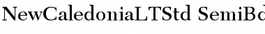 Download New Caledonia LT Std Semibold Font Title Preview