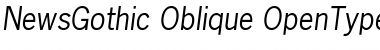 Download News Gothic Oblique Font