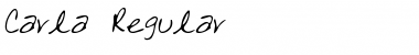 Download Carla Regular Font Title Preview