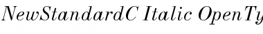 Download NewStandardC Italic Font