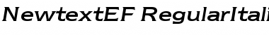 Download NewtextEF RegularItalic Font