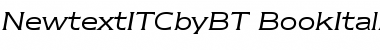 Download ITC Newtext Book Italic Font Title Preview