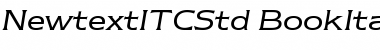 Download Newtext ITC Std Book Italic Font