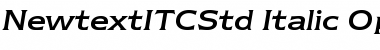 Download Newtext ITC Std Italic Font