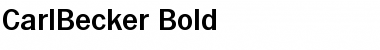 Download CarlBecker Bold Font Title Preview