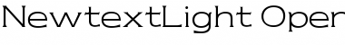 Download Newtext Light Font