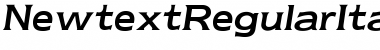 Download Newtext RegularItalic Font