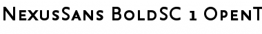 Download NexusSans-BoldSC Regular Font