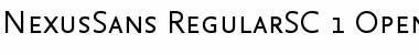 Download NexusSans-RegularSC Regular Font