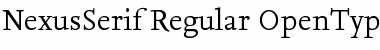 Download NexusSerif-Regular Font