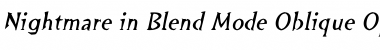Download Nightmare in Blend Mode Regular Font