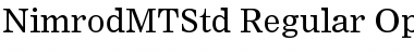 Download Nimrod MT Std Font