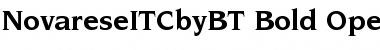 Download ITC Novarese Bold Font Title Preview