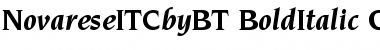 Download ITC Novarese Bold Italic Font Title Preview