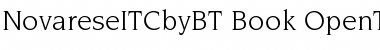 Download ITC Novarese Book Font Title Preview