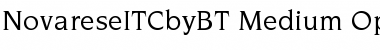 Download ITC Novarese Medium Font Title Preview