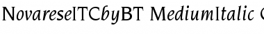 Download ITC Novarese Medium Italic Font Title Preview