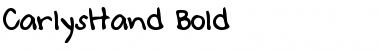 Download CarlysHand Bold Font Title Preview