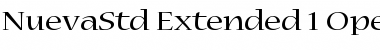 Download Nueva Std Extended Font Title Preview