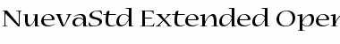 Download Nueva Std Extended Font Title Preview