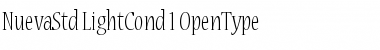 Download Nueva Std Light Condensed Font Title Preview