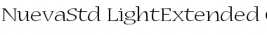 Download Nueva Std Light Extended Font Title Preview