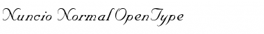 Download Nuncio Normal Font Title Preview
