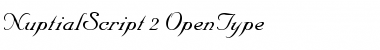 Download Nuptial Script Regular Font Title Preview
