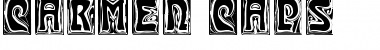 Download Carmen Caps Regular Font Title Preview