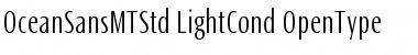 Download Ocean Sans MT Std Light Cond Font Title Preview