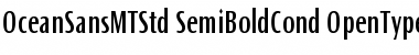 Download Ocean Sans MT Std Semi Cond Font Title Preview
