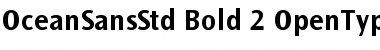 Download Ocean Sans Std Bold Font Title Preview