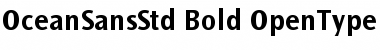 Download Ocean Sans Std Bold Font Title Preview