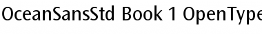 Download Ocean Sans Std Book Font Title Preview