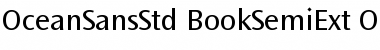 Download Ocean Sans Std Book SemiExtended Font Title Preview