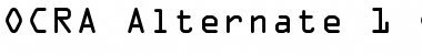 Download OCRA Alt Font Title Preview