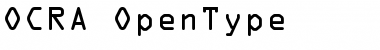 Download OCRA Regular Font Title Preview