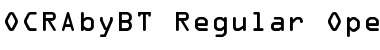Download OCR-A Regular Font