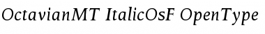 Download Octavian MT Italic OsF Font