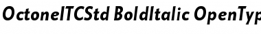 Download Octone ITC Std Bold Italic Font