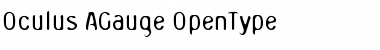 Download Oculus-AGauge Regular Font