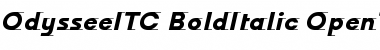 Download Odyssee ITC Bold Italic Font Title Preview